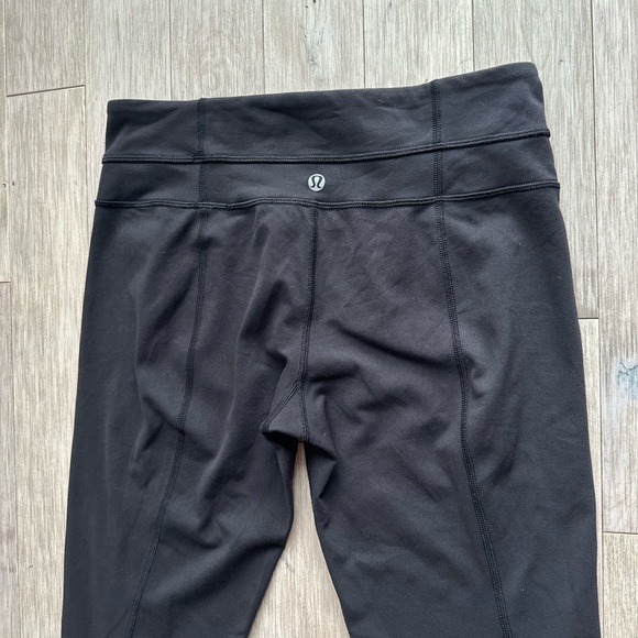 Lululemon Athletica Straight legs Black Leggings Size 6 - Picture 4 of 9